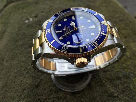 silver gold blue rolex|rolex submariner gold blue dial.